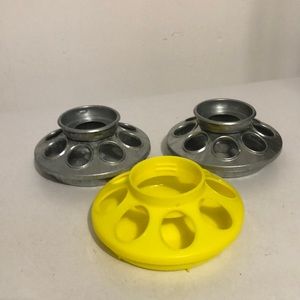 3- Poultry/Chicken Feeder Bases